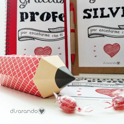 Kit Maletín Personalizable Profe Corazón