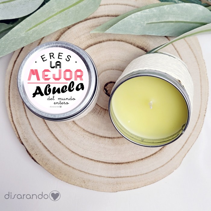 Vela "Eres la mejor abuela del mundo entero"