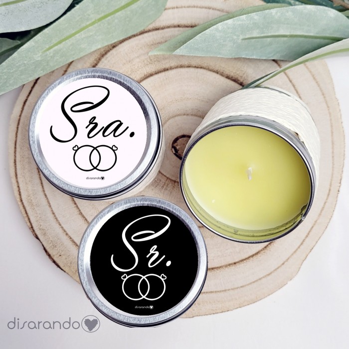 Velas "Sr & Sra"