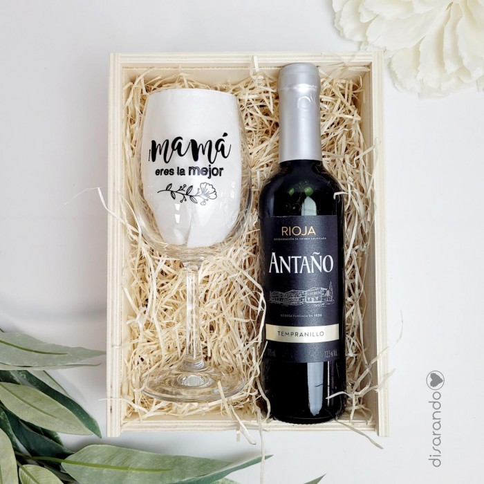 Caja Madera Mamá (varios diseños)