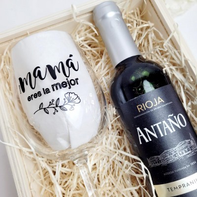 Caja Madera Mamá (varios diseños)