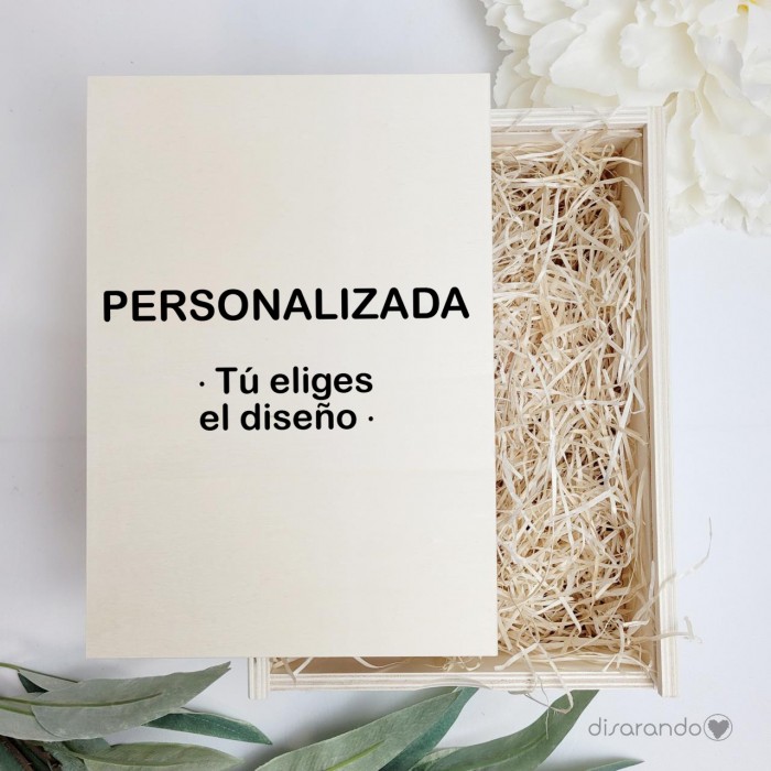Caja Madera Pequeña Vacía (varios diseños)