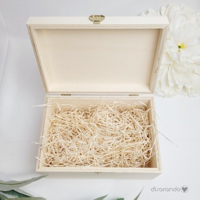 Caja Madera Natalicio "05 Guirnalda"