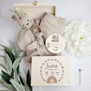 Natalicio + Placa + Set muselina