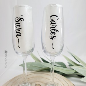 Caja Madera Cava Doble Brindis (varios diseños)
