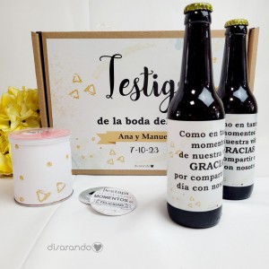 Kit cerveza personalizado (Varios diseños de caja)