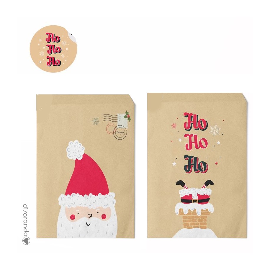 Sobre regalo "Papá Noel"
