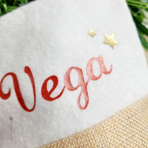 Calcetín Navidad Personalizable Yute (varios diseños)