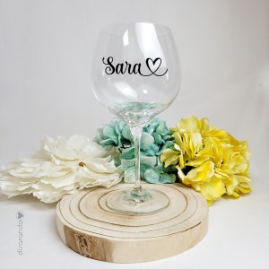 Capa gin personalizable "Heart"