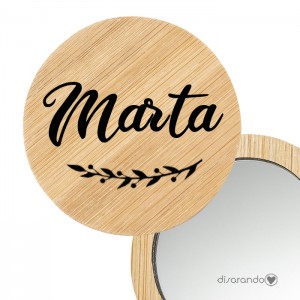 Espejo Madera Personalizable