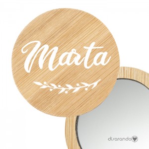 Espejo Madera Personalizable