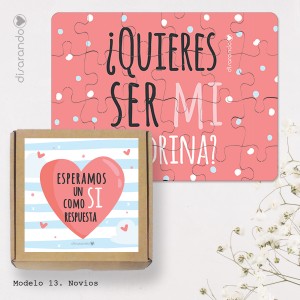 Puzzle Padrinos Personalizable
