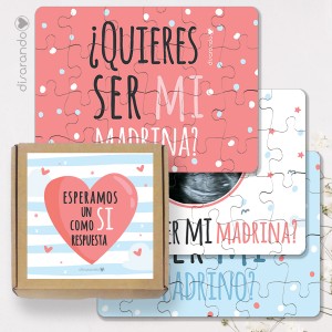 Puzzle Padrinos Personalizable