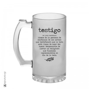 Jarra Cerveza Testigo