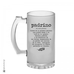 Jarra Cerveza Padrino