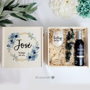 Kit vino Testigo (varios diseños, también madera)