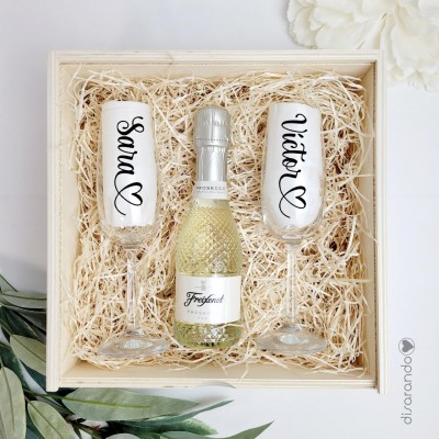 Kit Cava "Los Novios" (varios diseños , también madera)