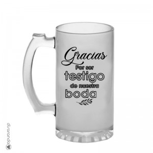 Jarra Cerveza Testigo