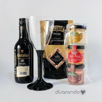 Kit vino "Los Siguientes" (Varios diseños de caja)