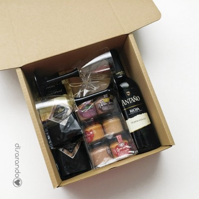 Kit vino "Los Siguientes" (Varios diseños de caja)