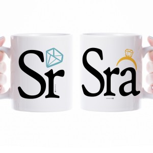 Kit tazas "Sr" & "Sra"