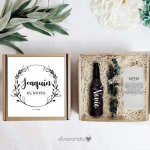 Kit cerveza "El Novio" (varios diseños, también madera)
