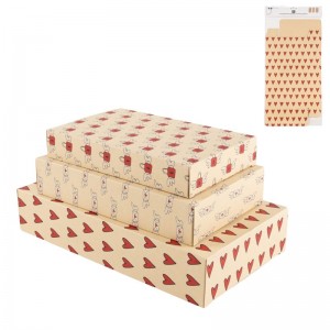 Juego 3 cajas amor