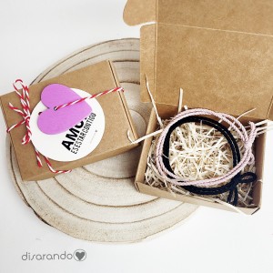 Pack pulseras imán corazón
