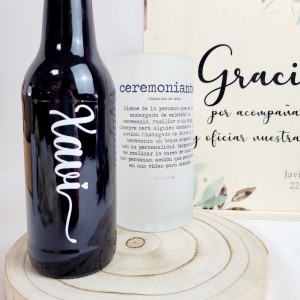 Kit cerveza "El Ceremoniante" (varios diseños, también madera)