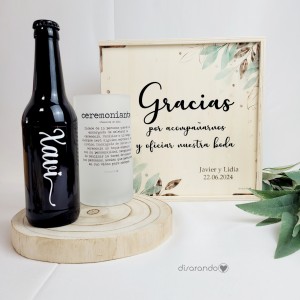 Kit cerveza "El Ceremoniante" (varios diseños, también madera)
