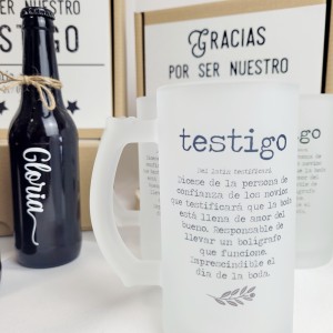 Kit cerveza "Testigo" (varios diseños, también madera)