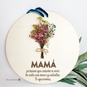Placa Flores Ramillete