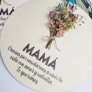 Placa Flores Ramillete