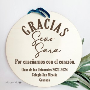 Placa Profes Personalizable