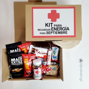 Kit "Emergencia para recargar energía para septiembre"