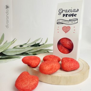 Caja nubes "Profe corazón"