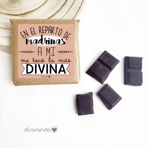 Tableta pequeña "Madrina divina"