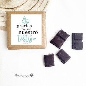 Tableta pequeña "Testigo gracias"