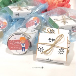 Pack Bálsamo labial + Jabón artesano en Organza