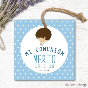 Etiqueta/Pegatina Comunión 12 (Todas las formas) Pack 10 ud