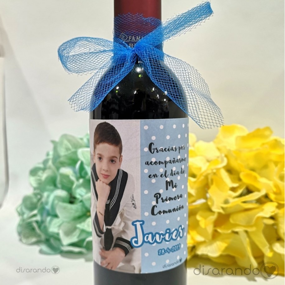 Botella Vino Mediana Eventos