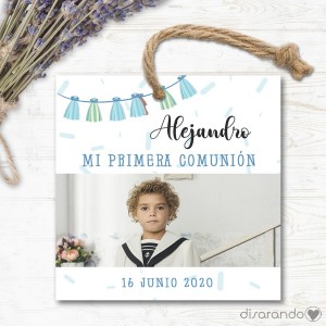 Etiqueta/Pegatina Comunión 24 (Todas las formas) Pack 10 ud