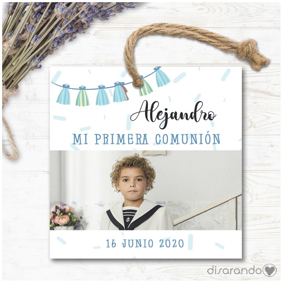 Etiqueta/Pegatina Comunión 24 (Todas las formas) Pack 10 ud