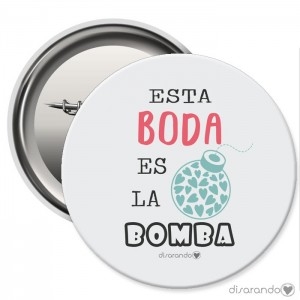 Chapa Eventos "Esta Boda es la bomba"