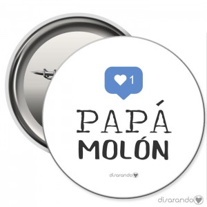 Chapa Eventos "Papá molón"