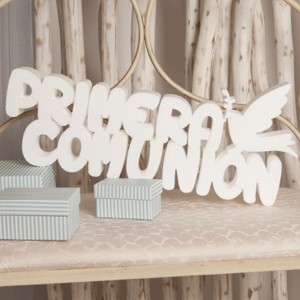Primara comunión Paloma corcho
