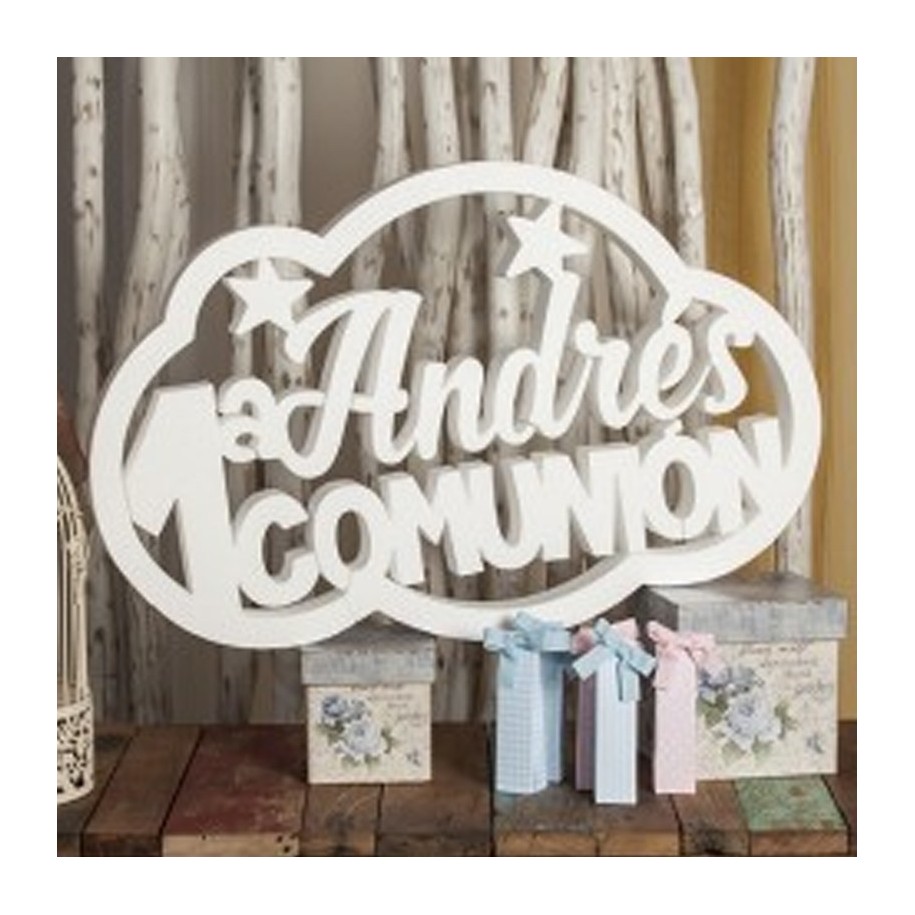 Nombre Comunión Nube Corcho