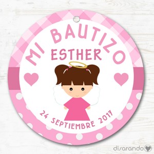 Etiqueta Bautizo 111 (Todas las formas) Pack 10 ud