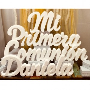 Corcho comunión + nombre XXL
