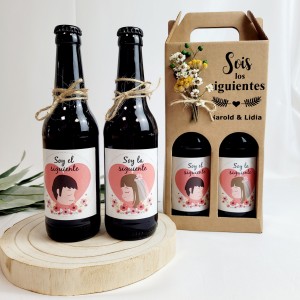 Pareja Cervezas "Sois los siguientes"